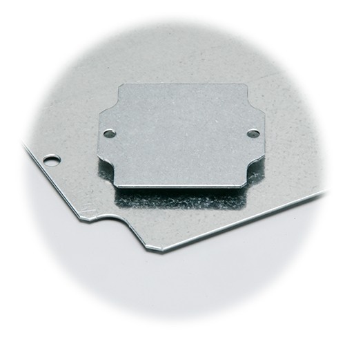 Placa metal 146x545x1,5
