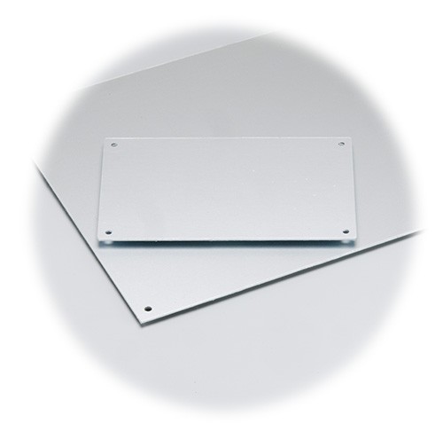 Panel frontal aluminio 160x100x1,5
