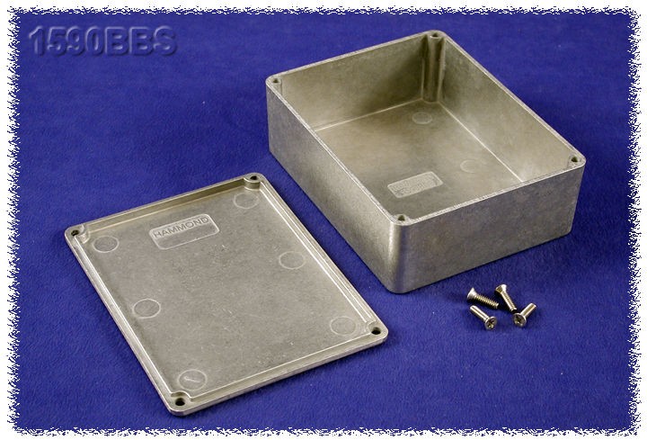 Caja Aluminio 119 x 119 x 32 (IP 65)