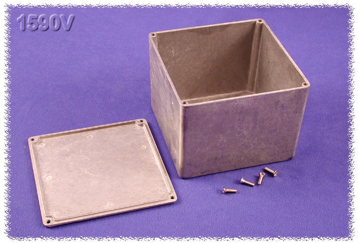 Caja Aluminio 119 x 119 x 94 (IP 65)
