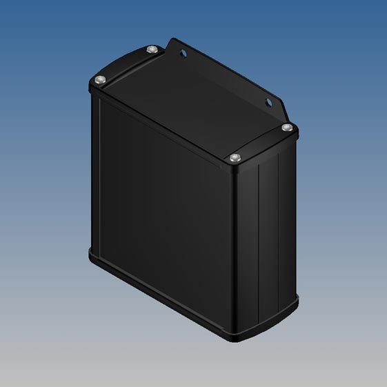 Caja Teko de perfil en "L" aluminio 110 x 105,9 x 45,8