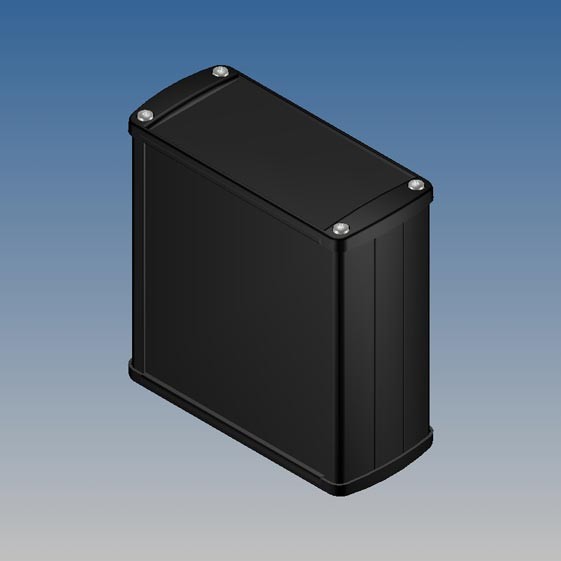 Caja Teko de perfil en "L" aluminio 110 x 105,9 x 45,8
