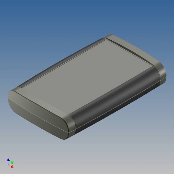 Caja Teko ergonómica de aleación de Mg 157 x 98,8 x 31,4