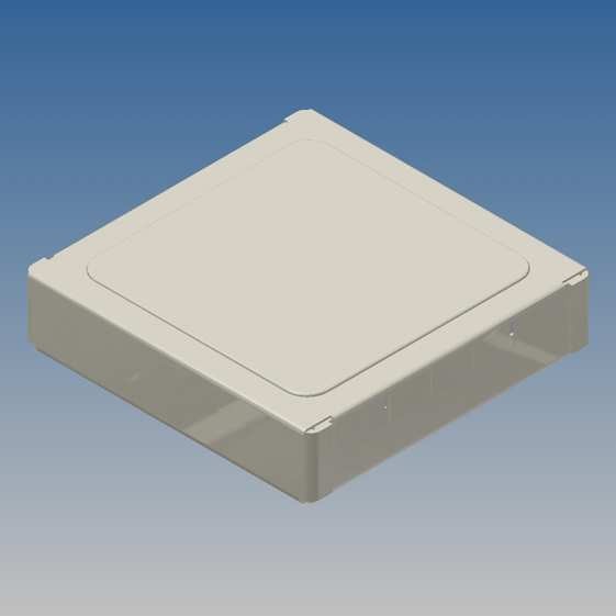 Caja Teko Acero estañado 67,5 x 68 x 17