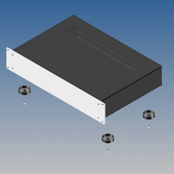 Subrack Teko electrónica 19" 307 x 434 x 83