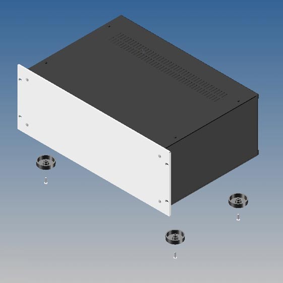 Subrack Teko electrónica 19" 307 x 434 x 166