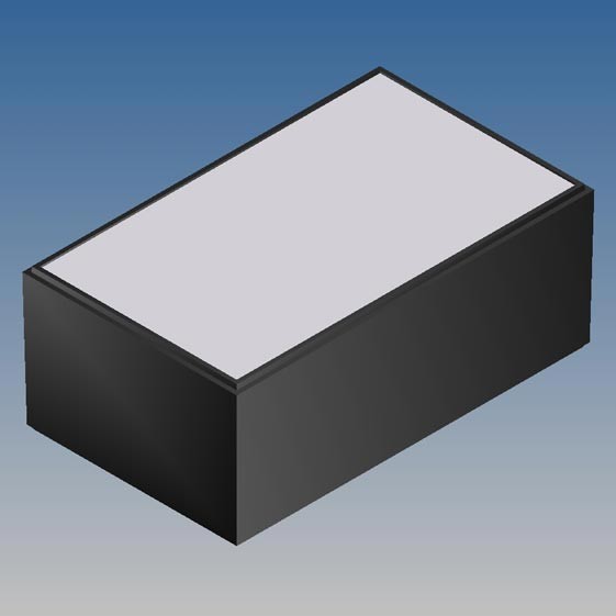 Caja Teko 160 x 96 x 63.2, con tapa plástico y panel de Alu