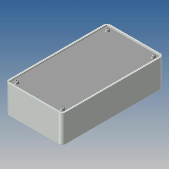 Caja Teko 125 x 70 x 35 con tapa de aluminio