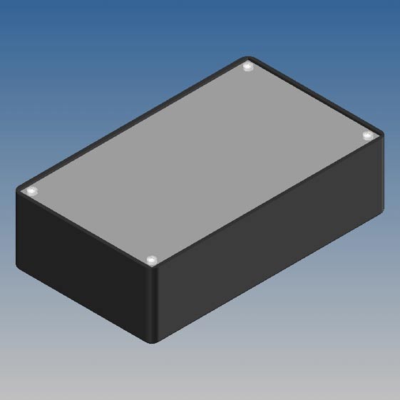 Caja Teko 160 x 95 x 45 con tapa de aluminio