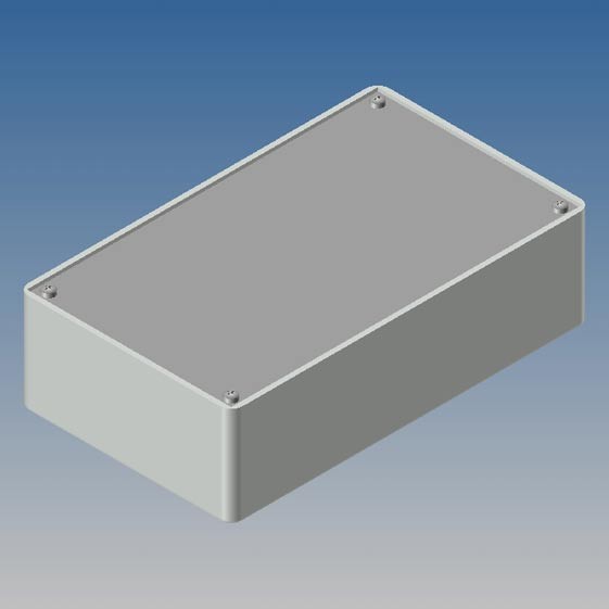 Caja Teko 160 x 95 x 45 con tapa de aluminio
