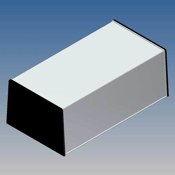 Caja Teko 154.5 x 85 x 59 de perfil en "U"