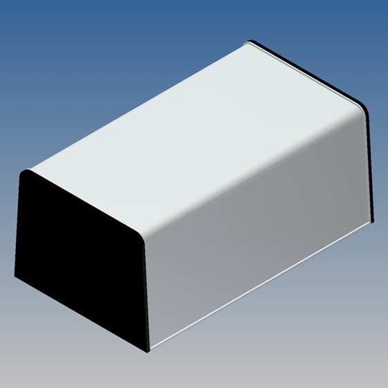 Caja Teko 170 x 99.5 x 74 de perfil en "U"