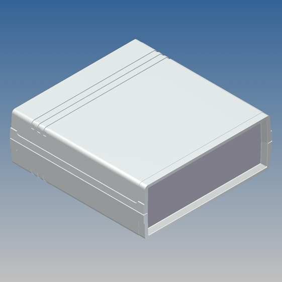 Caja Teko 134 x 129 x Prof. a escoger, con paneles Alu 1 mm