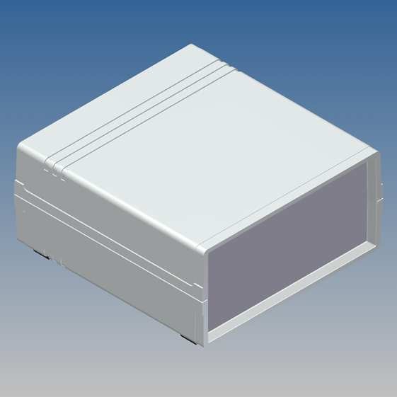 Caja Teko 134 x 129 x Prof. a escoger, con paneles Alu 1 mm