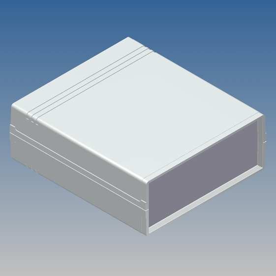 Caja Teko 173 x 154 x Prof. a escoger, con paneles Alu 1 mm