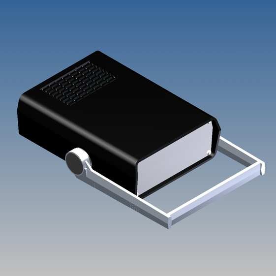 Caja Teko 178 x 128 x Prof. a escoger, con ventilación y paneles Alu 1 mm