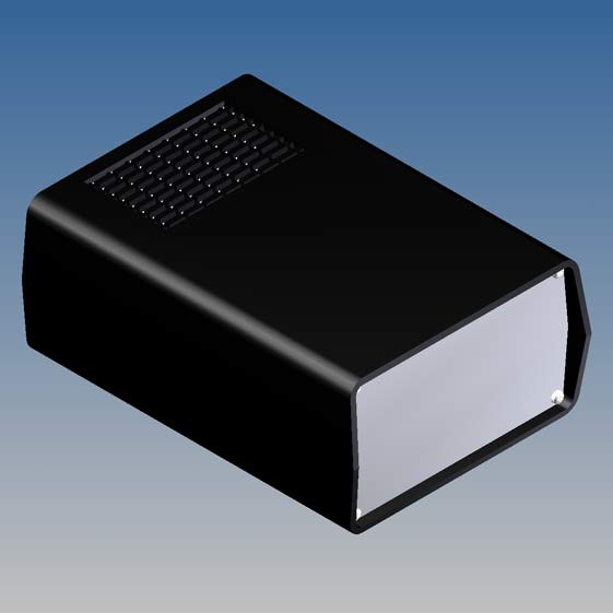 Caja Teko 178 x 128 x Prof. a escoger, con ventilación y paneles Alu 1 mm