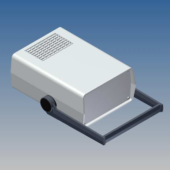 Caja Teko 178 x 128 x Prof. a escoger, con ventilación y paneles Alu 1 mm