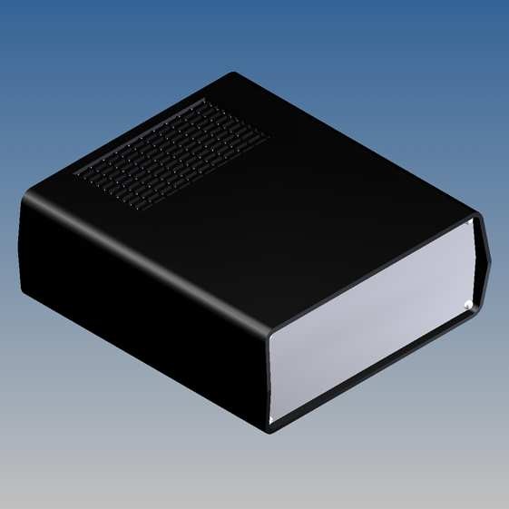 Caja Teko 198 x 178 x Prof. a escoger, con ventilación y paneles Alu 1 mm