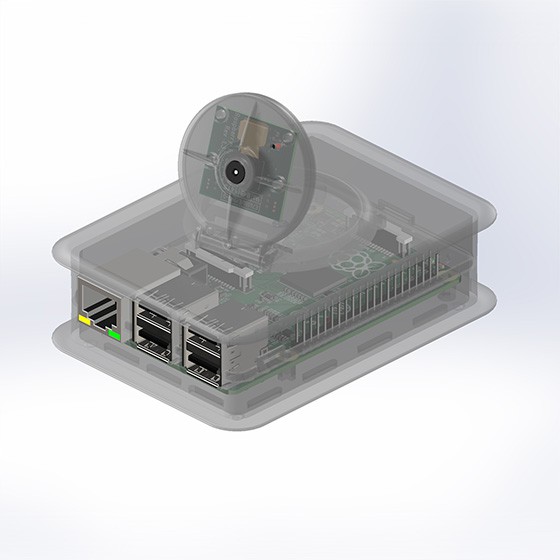 Caja Teko Raspberry PI 3 100,8 x 73,7 x 38,5