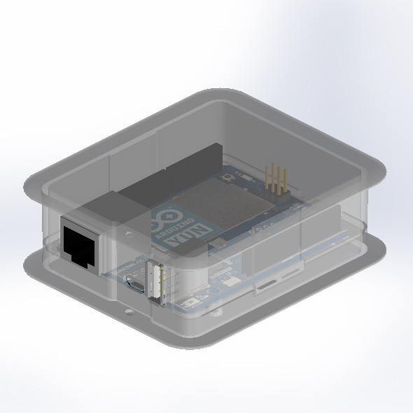 Caja Teko para Arduino Yun 86,65 x 74,15 x 30,2